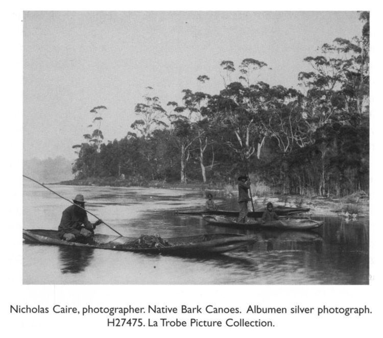 Nicholas Caire Nicholas Caire photographer Native Bark Canoes Albumen silver