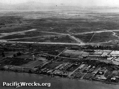 Nichols Field Pacific Wrecks Aerial view of Nichols Field