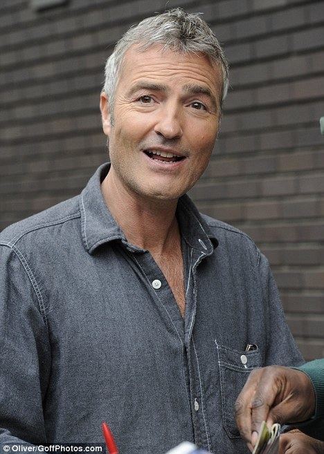 Nick Berry Former EastEnders star Nick Berry shows off his grey hair