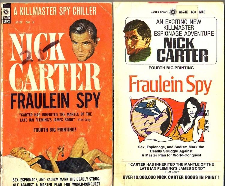 Nick Carter-Killmaster The Nick Carter amp Carter Brown Blog Fraulein Spy Nick Carter