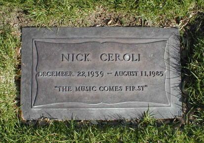 Nick Ceroli Nick Ceroli 1939 1985 Find A Grave Memorial