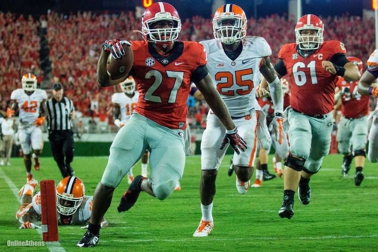 Nick Chubb Freshman RB Nick Chubb 39505039 for game against Troy after