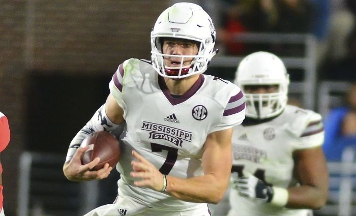 Nick Fitzgerald (American football) Nick Fitzgerald Bulldogs run all over Rebels in Egg Bowl