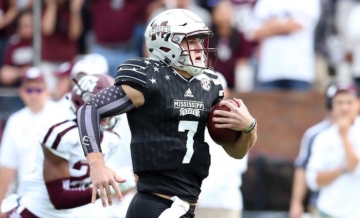 Nick Fitzgerald (American football) Mississippi State QB Nick Fitzgerald is our SEC player of week