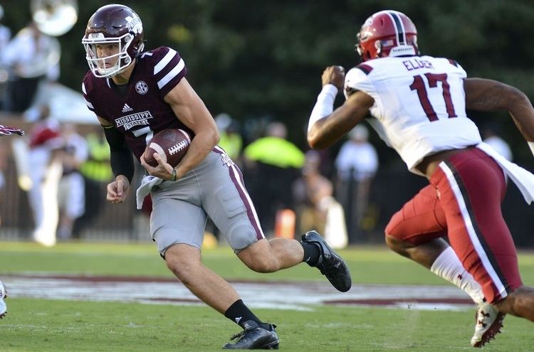 Nick Fitzgerald (American football) Sense of urgency Fitzgerald powers Mississippi State past South