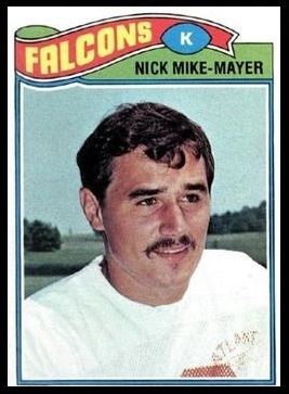 Nick Mike-Mayer wwwfootballcardgallerycom1977Topps37NickMik