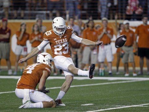 Nick Rose (American football) VIDEO Texas kicker Nick Rose makes an 80yard field goal in
