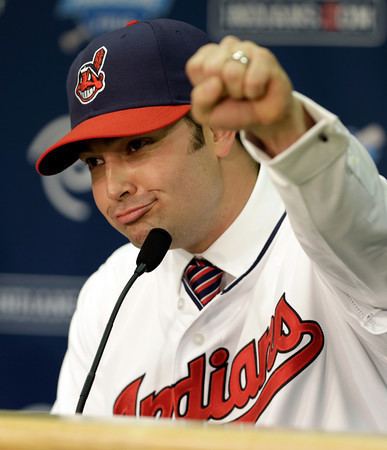 Nick Swisher Ohioborn Nick Swisher excited to play for Tribe Francona