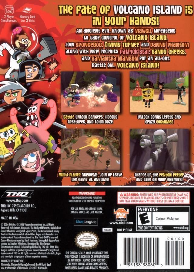 Nicktoons: Battle for Volcano Island Nicktoons Battle for Volcano Island Sony Playstation 2 Game