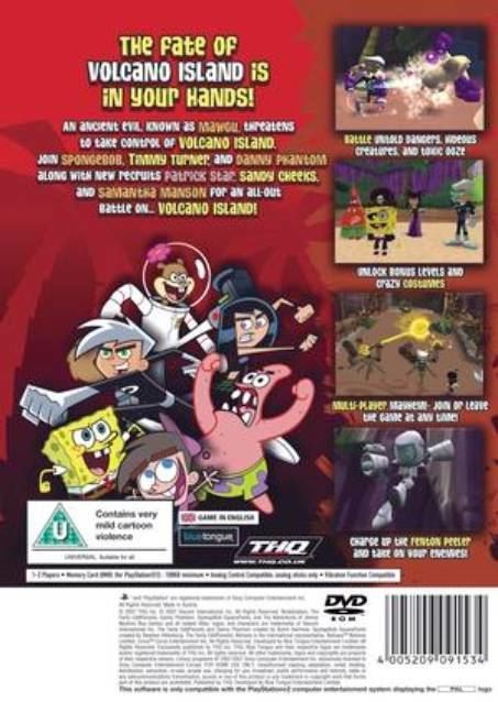 Nicktoons: Battle for Volcano Island Nicktoons Battle for Volcano Island Box Shot for PlayStation 2