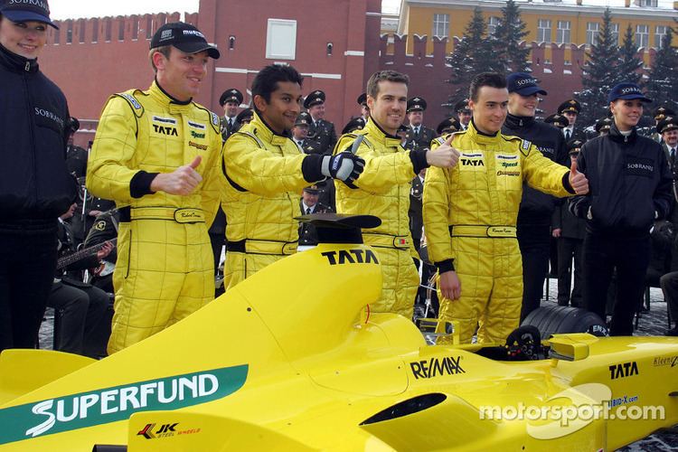 Nicky Pastorelli Robert Doornbos Narain Karthikeyan Tiago Monteiro and