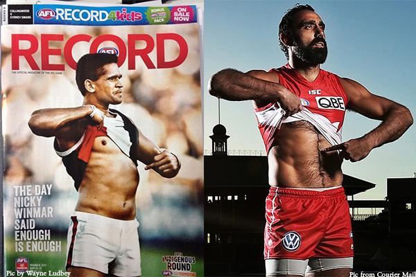 Nicky Winmar Winmar and Goodes Their Gifts to the Game Euan Mitchell wordsmith