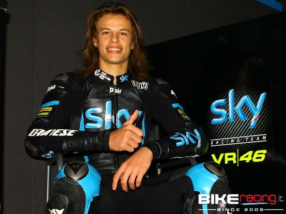 Nicolò Bulega Moto3 Nicol Bulega a Valencia con lo Sky Racing Team VR46