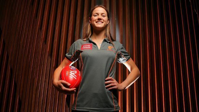 Nicola Barr GWS Giants choose Nicola Barr as No 1 pick in first AFL women39s