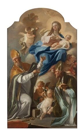Nicola Peccheneda Madonna col Bambino e santi vescovi by Nicola Peccheneda on artnet