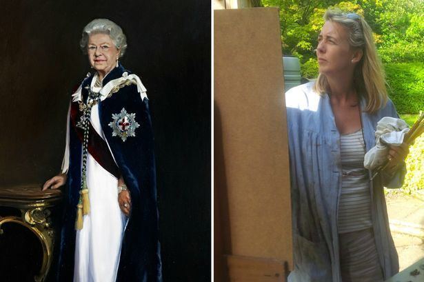 Nicola Philipps Welsh artist will sell her forgotten portrait of the Queen to turn