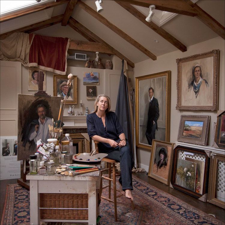 Nicola Philipps In The Studio Nicky Philipps painter The Independent