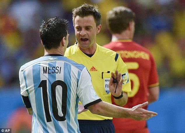 Nicola Rizzoli Italian referee Nicola Rizzoli in charge of 2014 World Cup final