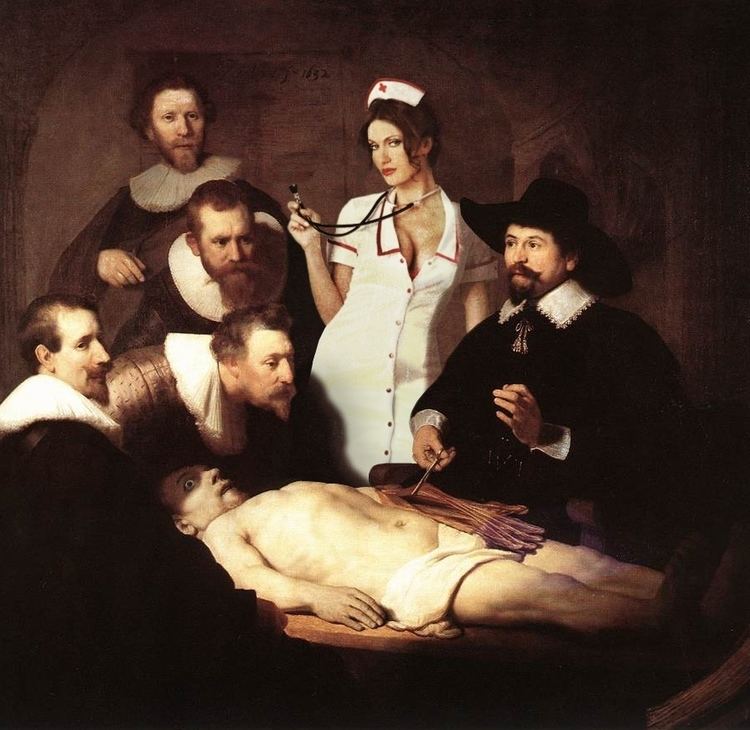 Nicolaes Tulp Rembrandt Anatomy Lecture of Dr Nicolaes Tulp Parodies