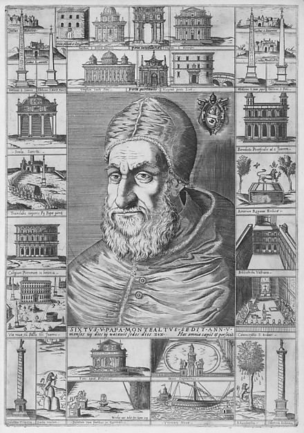 Nicolaus van Aelst Published by Nicolaus van Aelst Portrait of Sixtus V The Met