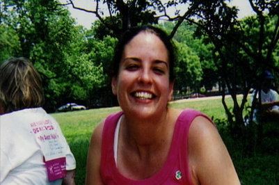 Rebecca "Becky" Klein smiling while wearing a pink top