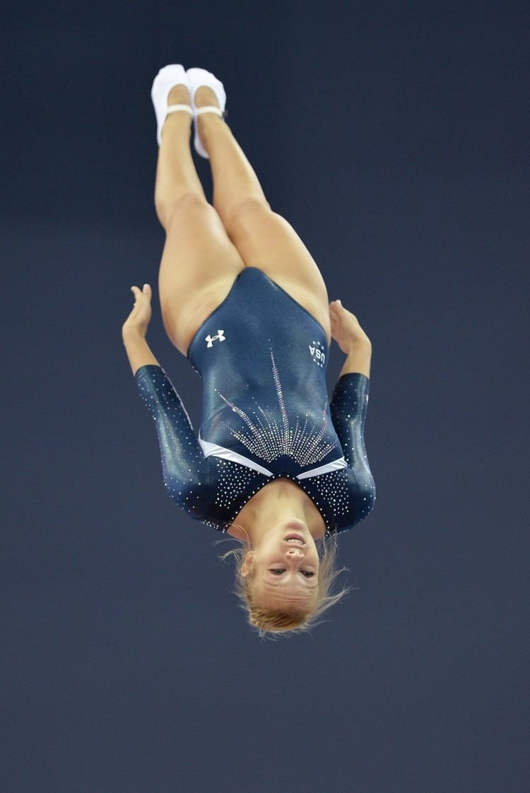 Nicole Ahsinger WOMEN39S TRAMPOLINE World of Gymnastics Nr78 June 2016 FIG
