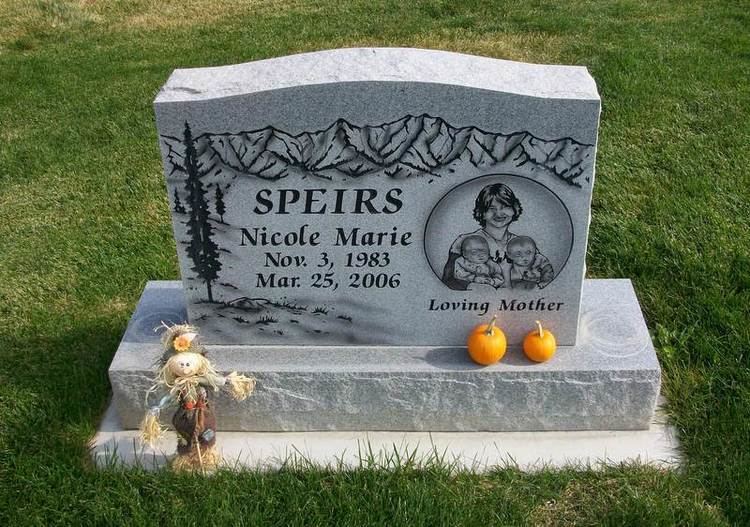 Nicole Speirs Nicole Marie Speirs 1983 2006 Find A Grave Memorial