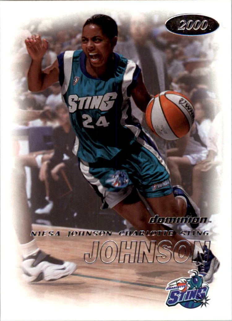 Niesa Johnson 2000 SkyBox Dominion WNBA 24 Niesa Johnson RC NM