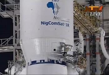 NigComSat-1 Chinese Long March 3BE launches NigComSat1R NASASpaceFlightcom