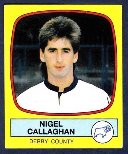 Nigel Callaghan Panini football 88075derby countywatfordnigel callaghan