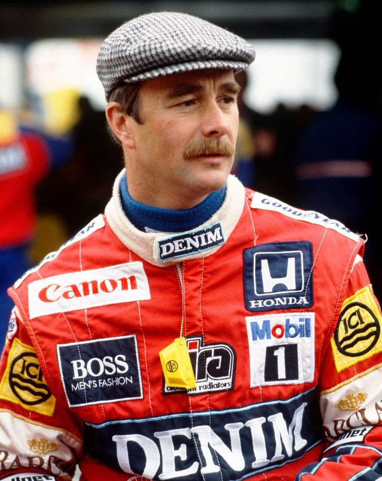 Nigel Mansell Nigel Mansell Williams SpaFrancorchamps 1987 F1 Fanatic