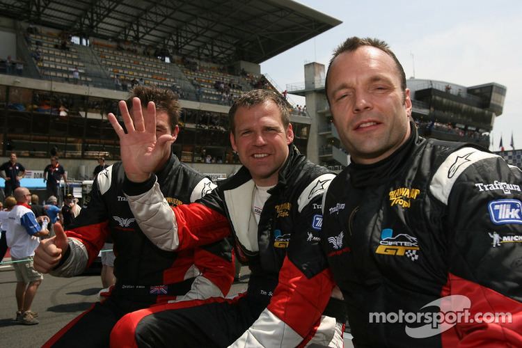 Nigel Smith (racing driver) Christian Vann Tim Sugden and Nigel Smith at 24 Hours of Le Mans