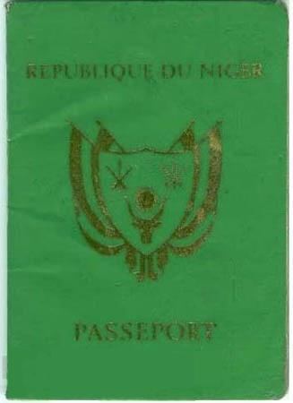 Nigerien passport