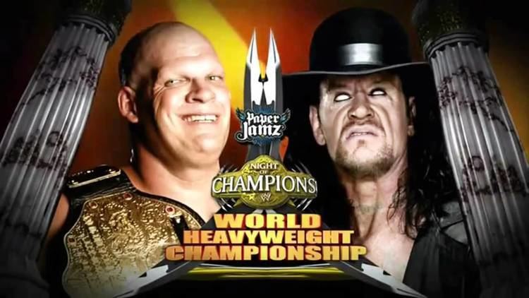 Night of Champions (2010) WWE Night Of Champions 2010 Kane vs The Undertaker Match Card HD