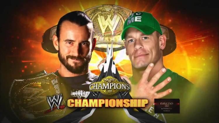 Night of Champions (2012) John Cena VS CM Punk Night Of Champions 2012 YouTube