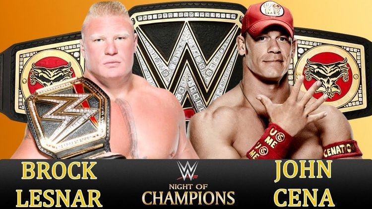 Night of Champions (2014) WWE Night of Champions 2014 Brock Lesnar vs John Cena WWE WHC