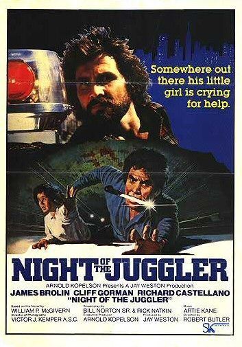 Night of the Juggler Obscure OneSheet Not So Obscure TV Spot But Still MIA on DVD