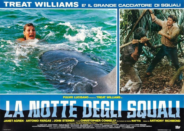 Night of the Sharks Poster for Night of the Sharks La notte degli squali 1988 Italy