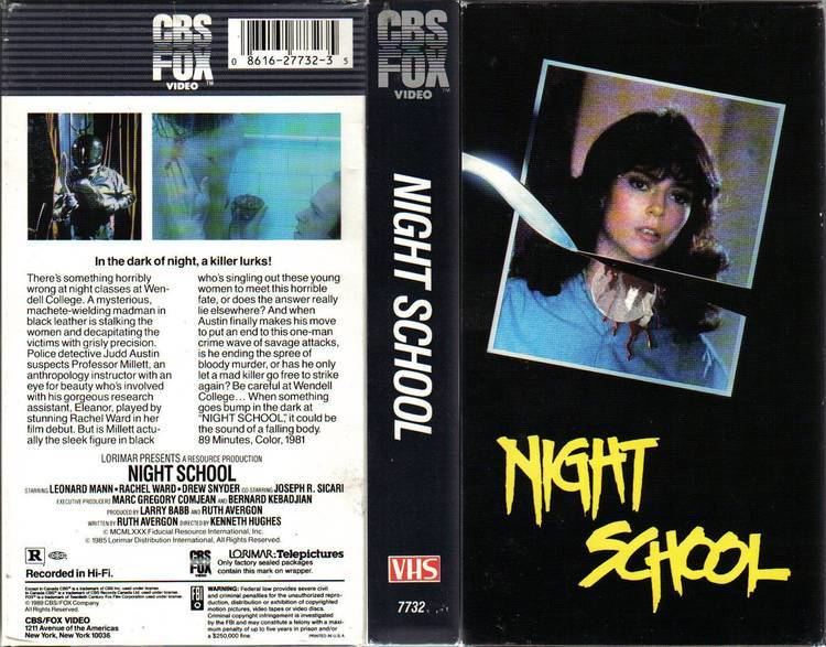 Night School (1981 film) Night School VHS Cover Slasher Films Wallpaper