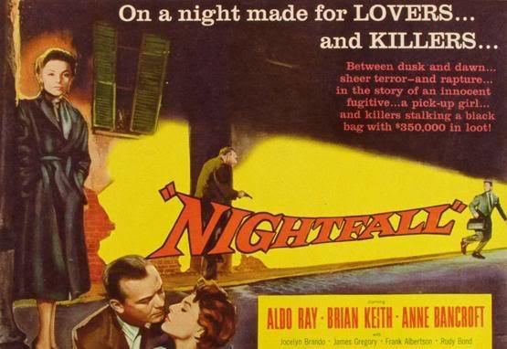 Nightfall (1957 film) Tune Up Film Poster Jacques Tourneur Nightfall 1957