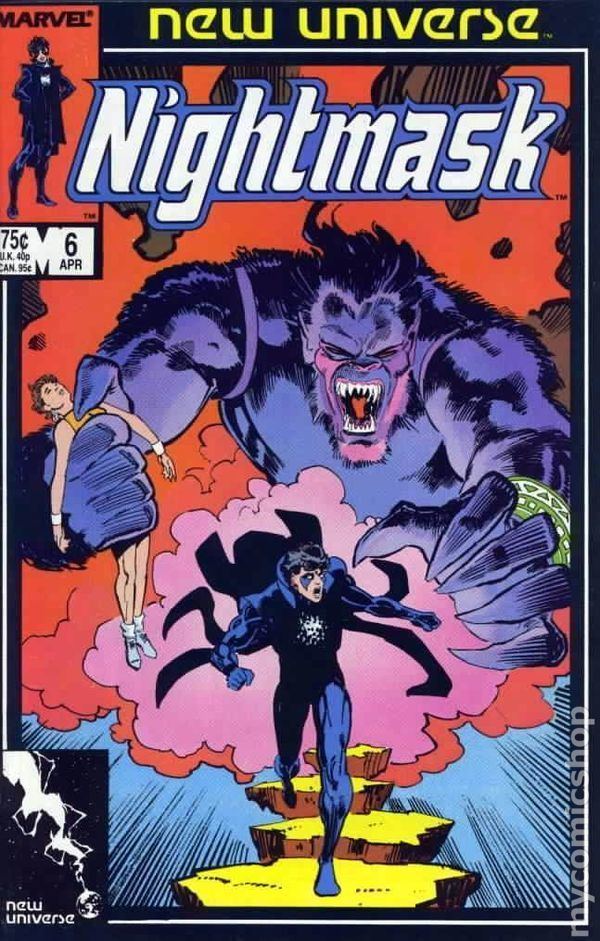 Nightmask NightMask 1986 comic books