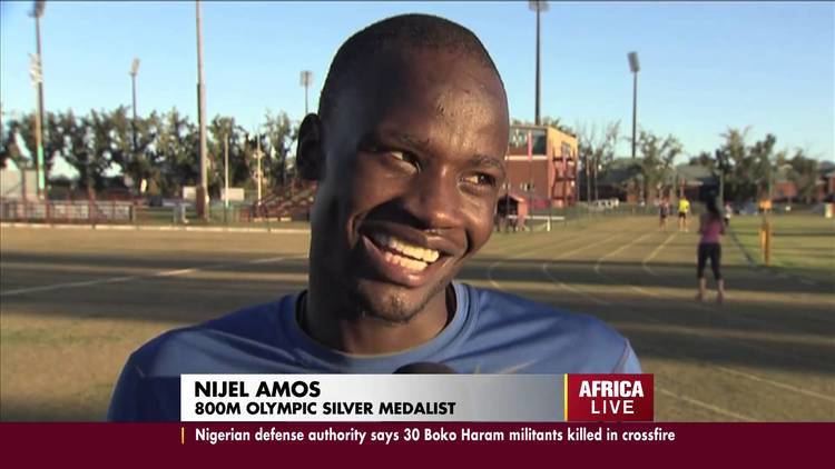 Nijel Amos BOTSWANA39S NIGEL AMOS EYES FOR RUDISHA39S 800 METERS GOLD