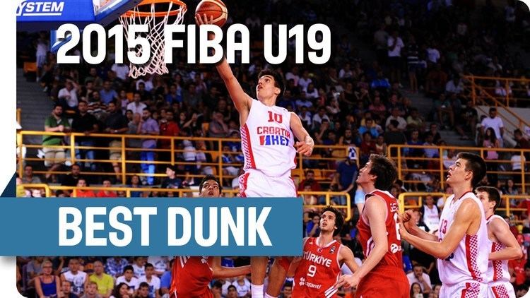 Nik Slavica Nik Slavica throws down the TwoHanded Slam 2015 FIBA