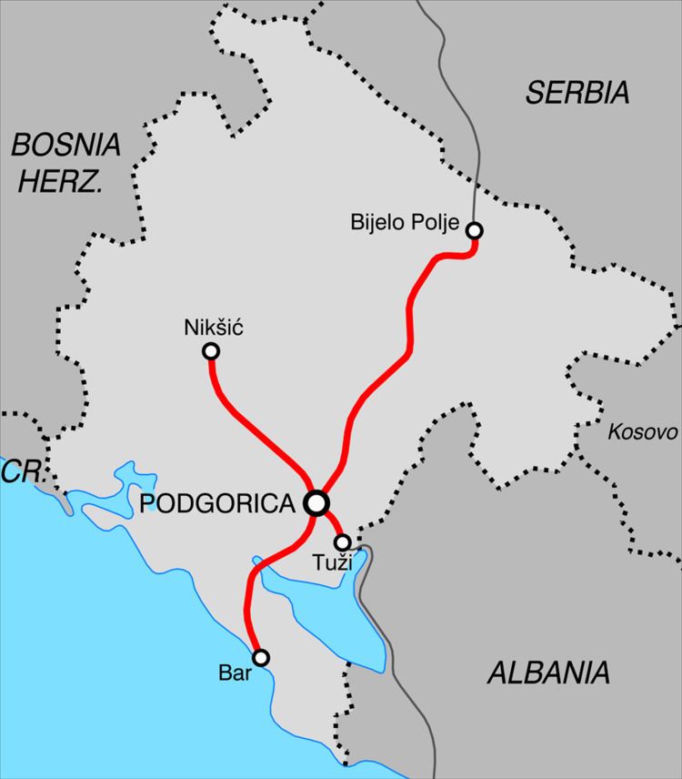 Nikšić–Podgorica railway