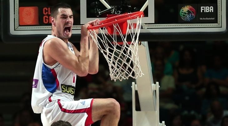 Nikola Kalinic (basketball) 2014 FIBA Basketball World Cup Monster dunker Kalinic