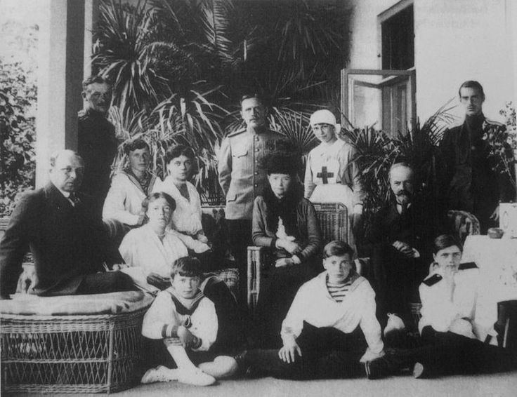 Nikolai Kulikovsky Surviving Romanovs in exile Crimea 1917 Standing