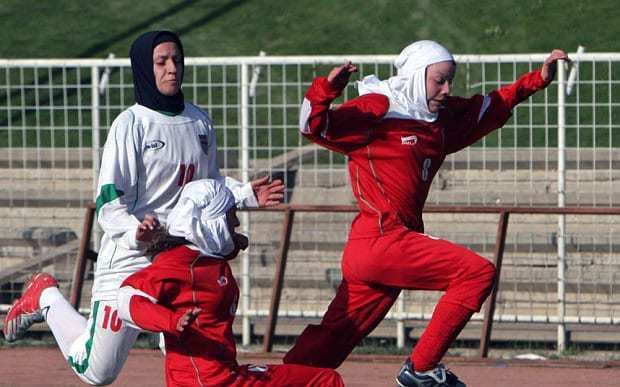 Niloufar Ardalan Iranian female football star banned from travelling by