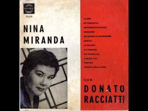 Nina Miranda (tango) ALBERTO MARINO NINA MIRANDA DE TARDECITA TANGO YouTube