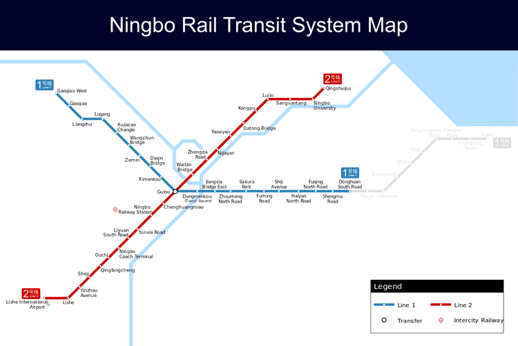 Ningbo Rail Transit Ningbo Rail Transit Map Lines Route Hours Tickets