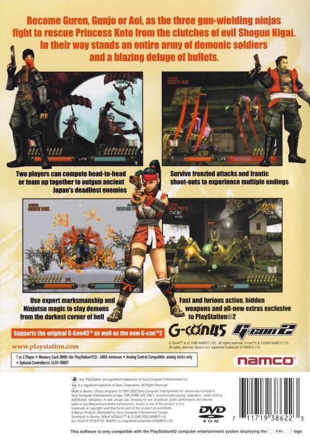 Ninja Assault Ninja Assault Box Shot for PlayStation 2 GameFAQs